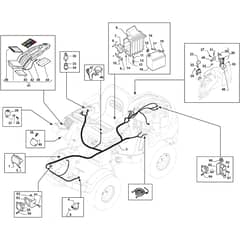 PARK PRO 740 IOX - 2021 - 2F6430931/ST1P - Stiga Front Mower Electric Parts Diagram