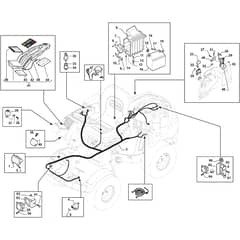 PARK PRO 900 WX - 2022-2025 - 2F6430831/ST2 - Stiga Front Mower Electric Parts Diagram