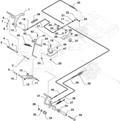 PARK PRO 900 WX - 2022-2025 - 2F6430831/ST2 - Stiga Front Mower Foot Controls Diagram