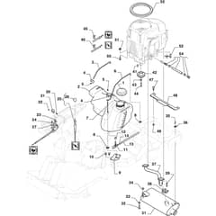 PARK PRO 900 WX - 2024 - 2F6431831/ST1 - Stiga Front Mower Engine Diagram