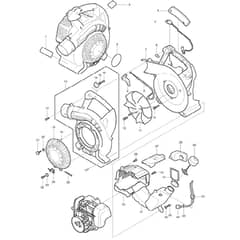 Makita PB-250.4 - Blower - Power Tool 01 Diagram