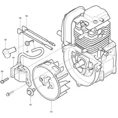 Makita PB-250.4 - Blower - Power Tool 10 Diagram