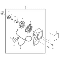 Makita PB-252.4 - Engine Blower - Power Tool 05 Diagram