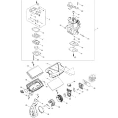 Echo PB-9010T Air cleaner, carburetor