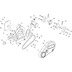 Belle PCLX 12-40E - Bedplate Assembly