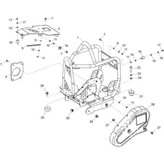 Belle PCLX 16-45E - Bedplate Assembly