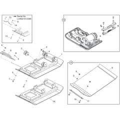 Belle PCLX 320 - 400 - Baseplate Assembly (PSLX 320 & 400)