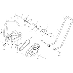 Belle PCLX 320 - 400 - Bedplate & Front Cover (From 101217)