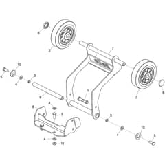 Belle PCX 13-40E+ - Wheel Kit Option