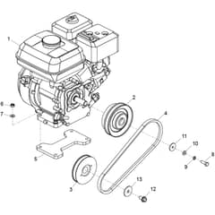 Belle PCX 17-50A - Engine and Drive Kit
