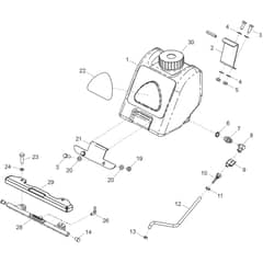 Belle PCX 20-45 & 20-50 - Water Bottle Kit
