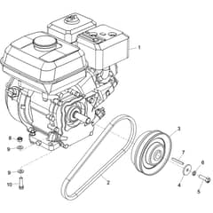 Belle PCX 60A - Engine & Drive Kit