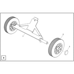 Belle PCX 60A - Wheel Kit (Up To S.N. 109000)