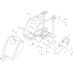 Belle PCX - Bedplate & Front Cover (Hatz)