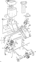 PERFORMACE POWER 1600 - 2002 - 17-2411-78 - Mountfield Shredder Main Assembly Diagram