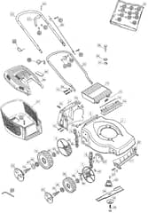 PERFORMANCE POWER 420 HP - 2002 - 324216 - Mountfield Rotary Mower Main Assembly Diagram