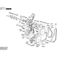 17S Petrol Cylinder Mower Transmission Assembly - 3 616 C04 A72