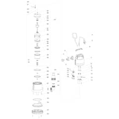 Makita PF0300 - Submersible Pump - Power Tool Diagram