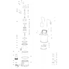 Makita PF0610 - Submersible Pump - Power Tool Diagram