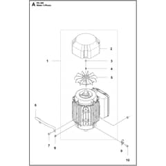 Husqvarna PG 280 - 970703305 - Motor 1-Phase
