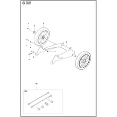 Husqvarna PG 450 - 970755005 - Chassis / Frame