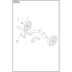 Husqvarna PG 510 - 970754901 - Chassis