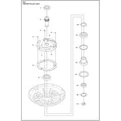 Husqvarna PG 5 - 970603104 - Pulley Assy