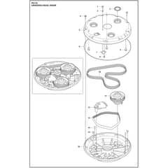 Husqvarna PG 5 S - 970602601 - Grinding Head Internal