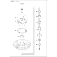 Husqvarna PG 5 S - 970602601 - Pulley Assy