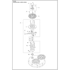 Husqvarna PG 6 DR - 970604103 - Grinding Head, Lower
