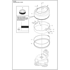 Husqvarna PG 6 DR - 970604103 - Grinding Head, Outer