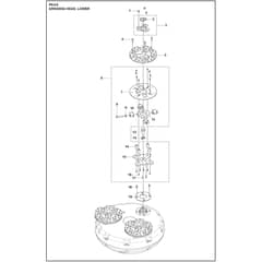 Husqvarna PG 6 XR - 970604403 - Grinding Head, Lower