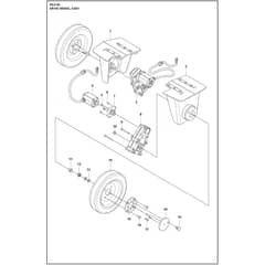 Husqvarna PG 6 XR - 970604403 - Drive Wheel Assy