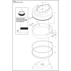 Husqvarna PG 8 S - 970604703 - Grinding Head, Outer