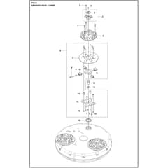 Husqvarna PG 8 S - 970604703 - Grinding Head, Lower 02