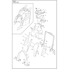 Husqvarna PG 8 XR - 970605803 - Chassis Upper