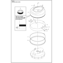Husqvarna PG 8 XR - 970605803 - Grinding Head, Outer