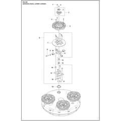 Husqvarna PG 8 XR - 970605803 - Grinding Head Lower