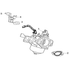 PGE 25 DCS -  - Efco Generator Carburettor Diagram