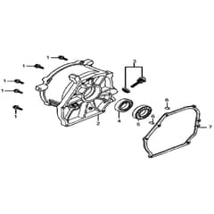 PGE 25 DCS -  - Efco Generator Crankcase cover Diagram