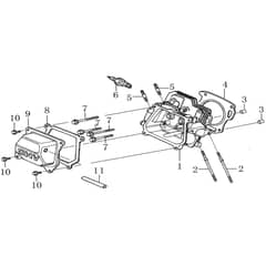PGE 25 DCS -  - Efco Generator Cylinder Head Diagram