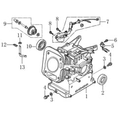 PGE 35 DCS -  - Efco Generator Crankcase Diagram