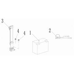 PGE 48i S -  - Efco Generator Battery Diagram