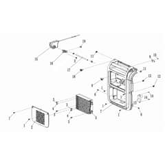 PGE 48i S -  - Efco Generator Inverter assembly Diagram