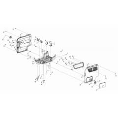 PGE 48i S -  - Efco Generator Lower frame Diagram
