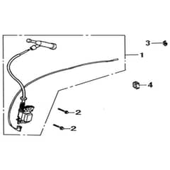 PGE 65 DCS -  - Efco Generator Ignition group 2/2 Diagram