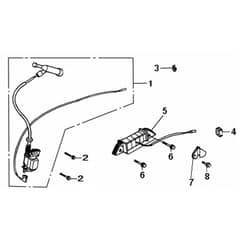 PGE 65E DCS -  - Efco Generator Ignition group 2/2 Diagram