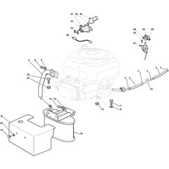 PGX 140 - 2013 - 2T0320273/Y13 - Castel Garden Ride On Mower Engine Diagram