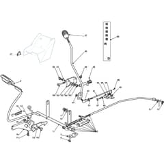 PGX 140 - 2013 - 2T0320273/Y13 - Castel Garden Ride On Mower Gearbox Controls Diagram