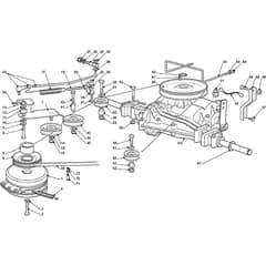 PGX 140 - 2013 - 2T0320273/Y13 - Castel Garden Ride On Mower Transmission Diagram